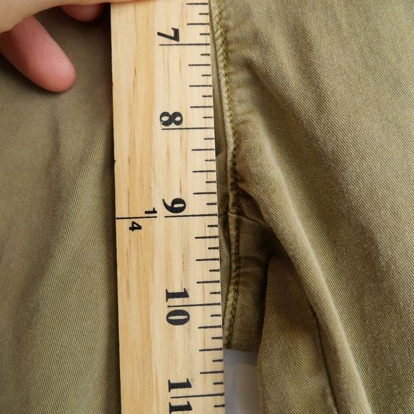 Gap Women's Sz 4 Mid-Rise Light Green Stretch Skinny Casual Button Closure Pants - Picture 11 of 12